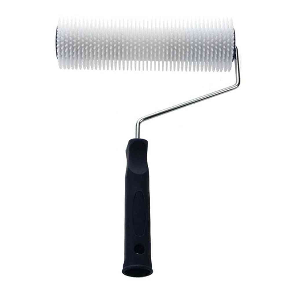 Durable Professional Paint Spiked Teeth Plastic Handle Brush Roller