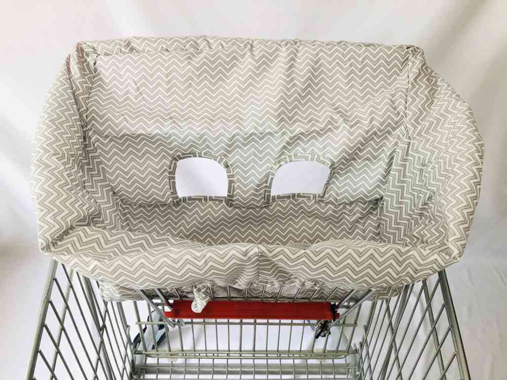 Material Peach Skin Velvet, Standard Size, Baby Shopping Cart Covers, High Chair & Cushy Cover For Infant & Toddler