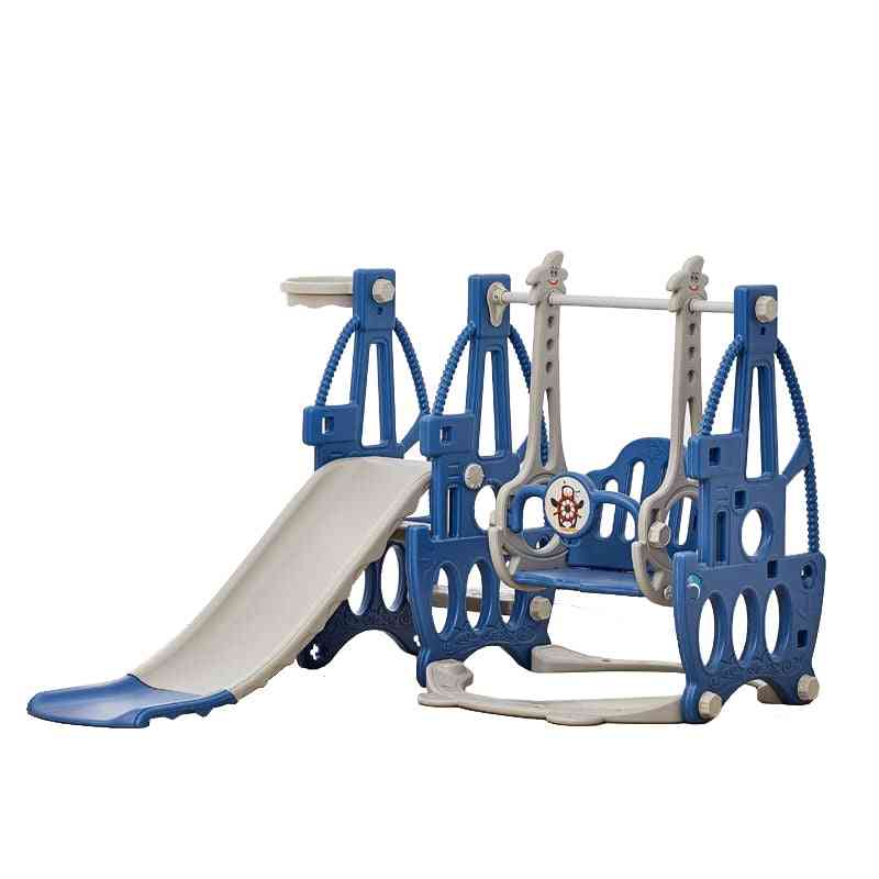 Kids Combined Slide Swing, Kiddie Plastic, Amusement Baby Play Set
