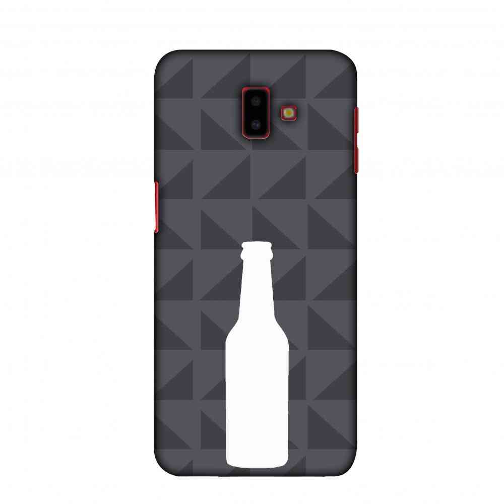 Beer And Pattern - Burnt Grey Slim Hard Shell Phone Case
