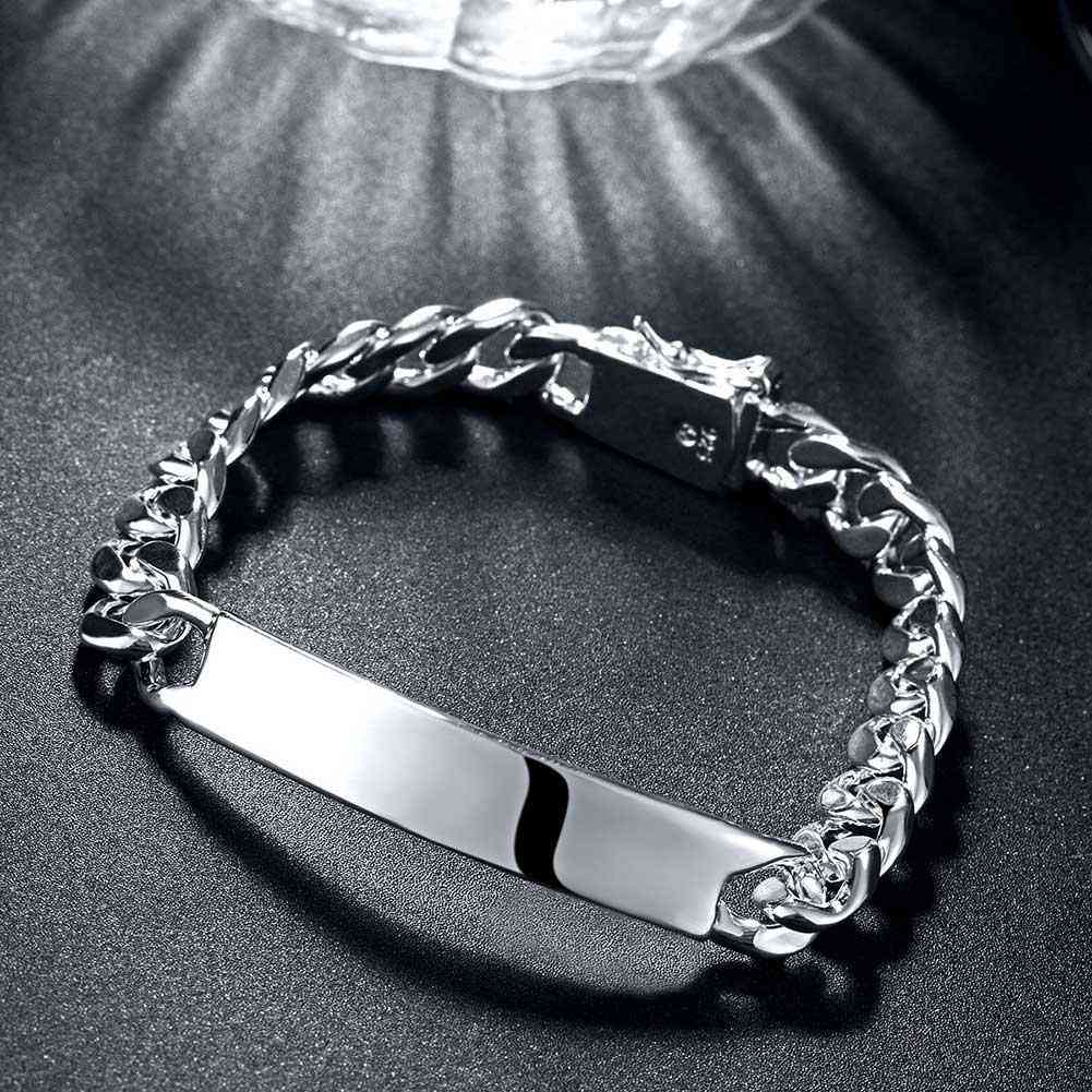 Silver Id-tag Bracelet
