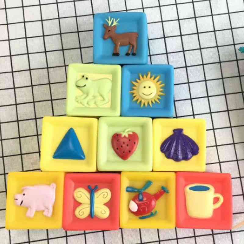 3d- Relief Digital, Rubber Number, Music Learning, Soft Building Blocks