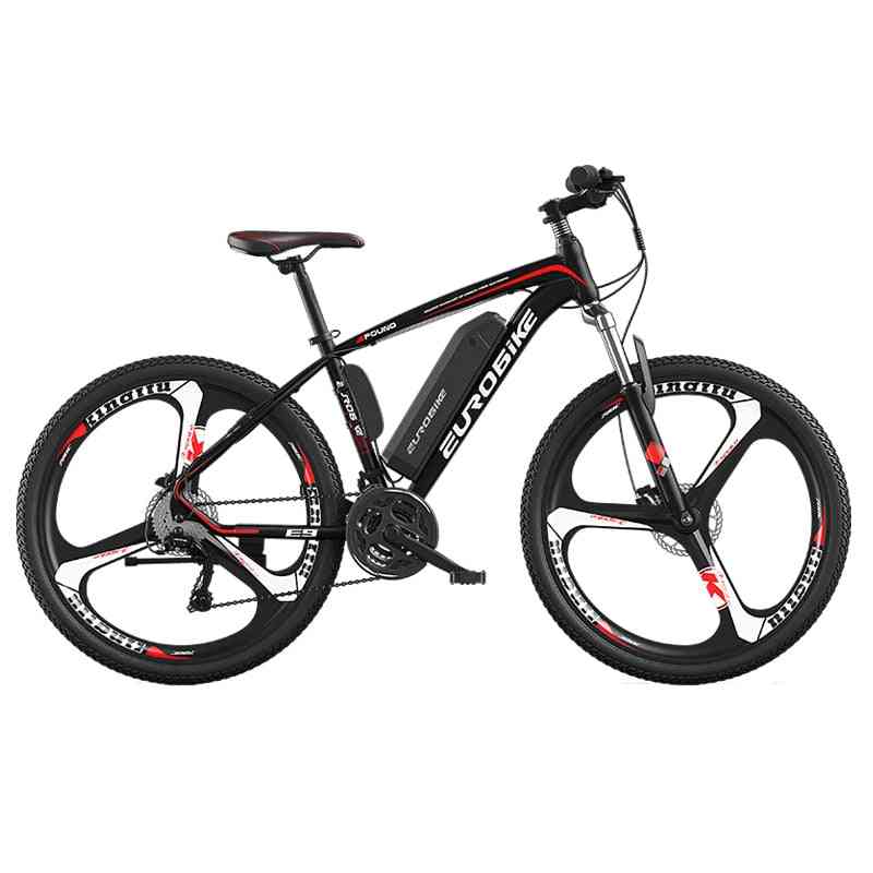 Aluminum Alloy- 27 Speed & Double Disc Brake, Electric Bicycle