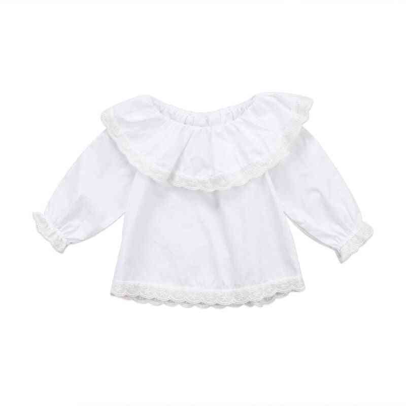 Baby Long-sleeve, Lace Off-shoulder, Top T-shirts
