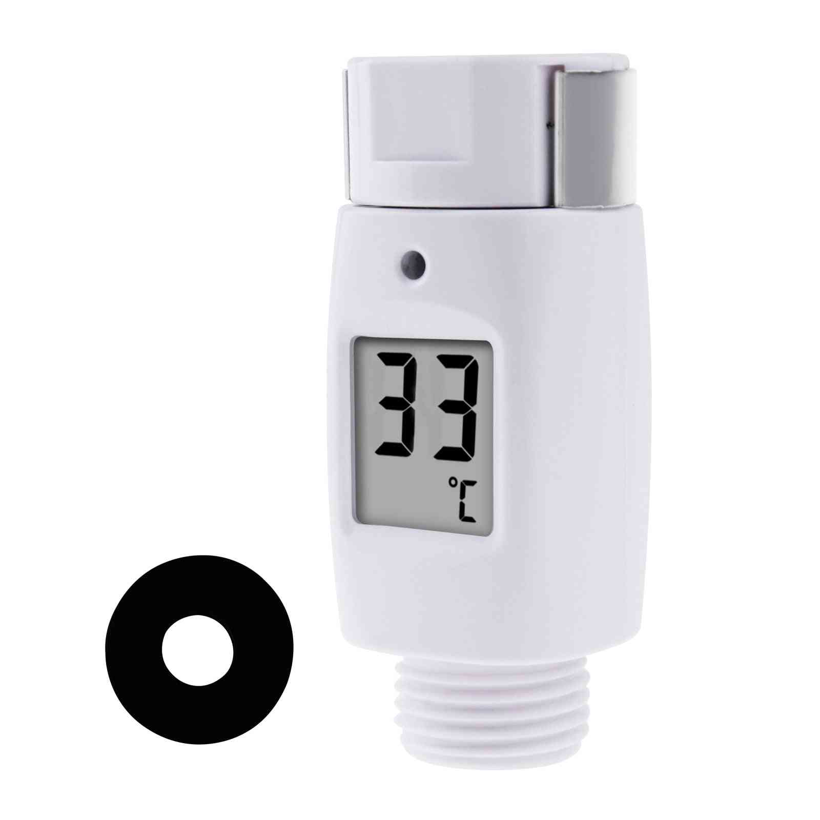 Waterproof Thermometer- W/ Alarm Alert, Hot-cold For Electric Showers