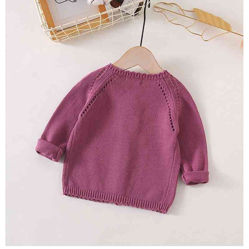 Cotton Knitted- Cardigan Sweater Coat For Baby