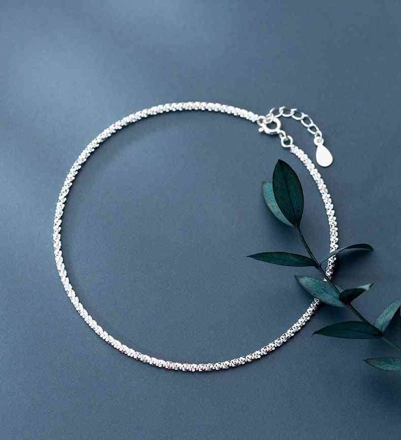 Babysbreath Chain Anklets Wedding Silver 925 Jewelry