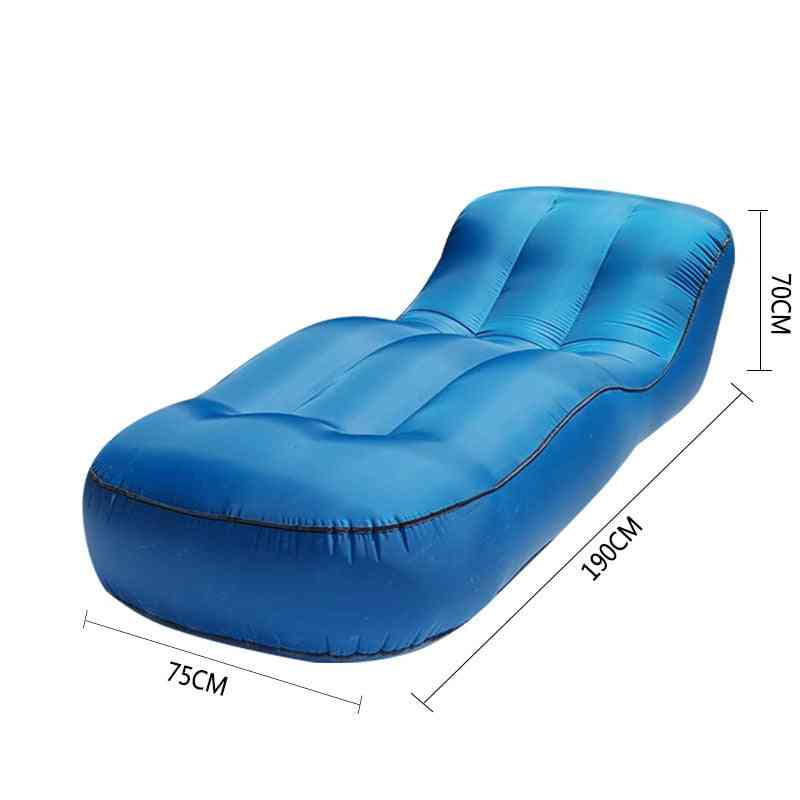 190x72x50cm Outdoor Furniture Inflatable Bed Seats Portable Air Sofa Chair Home Garden Beach Patio Furniture Air Couch Lounger