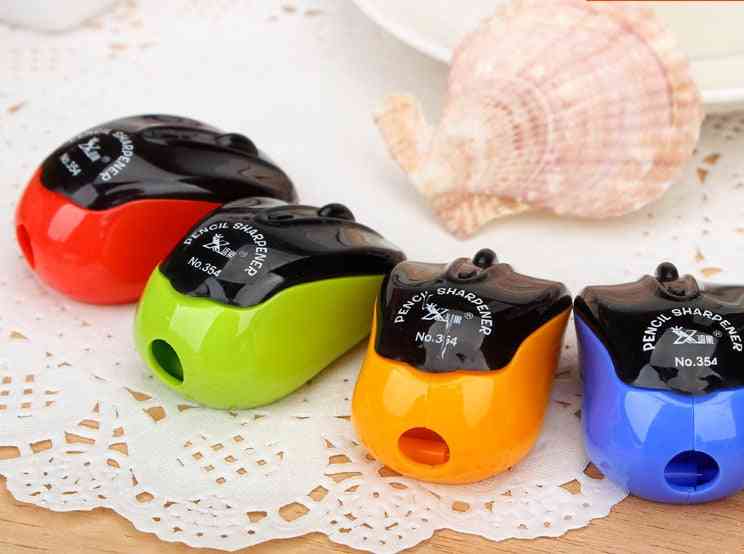 1 Piece- Creative Mouse, Plastic Pencil Sharpener For Office, School