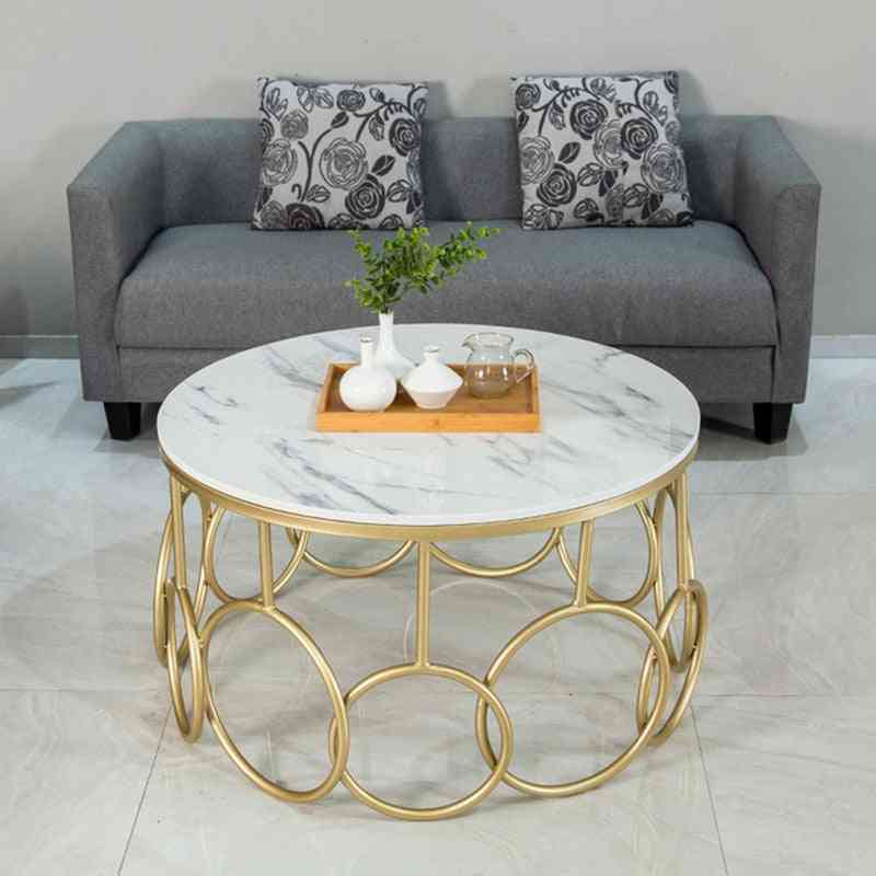 Luxury Marble- Coffee Center, Round Table