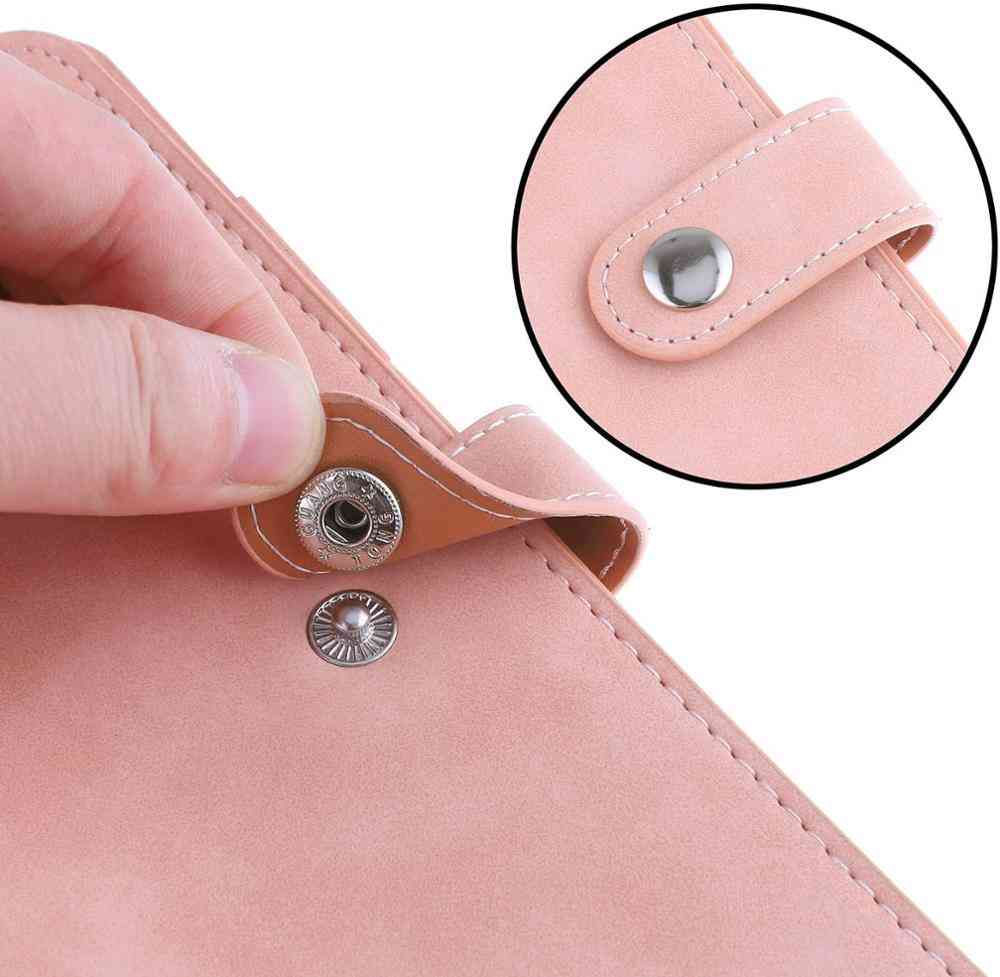Leather Notebook Binder Refillable Ring Binder Cover For Filler Paper Binder Pockets