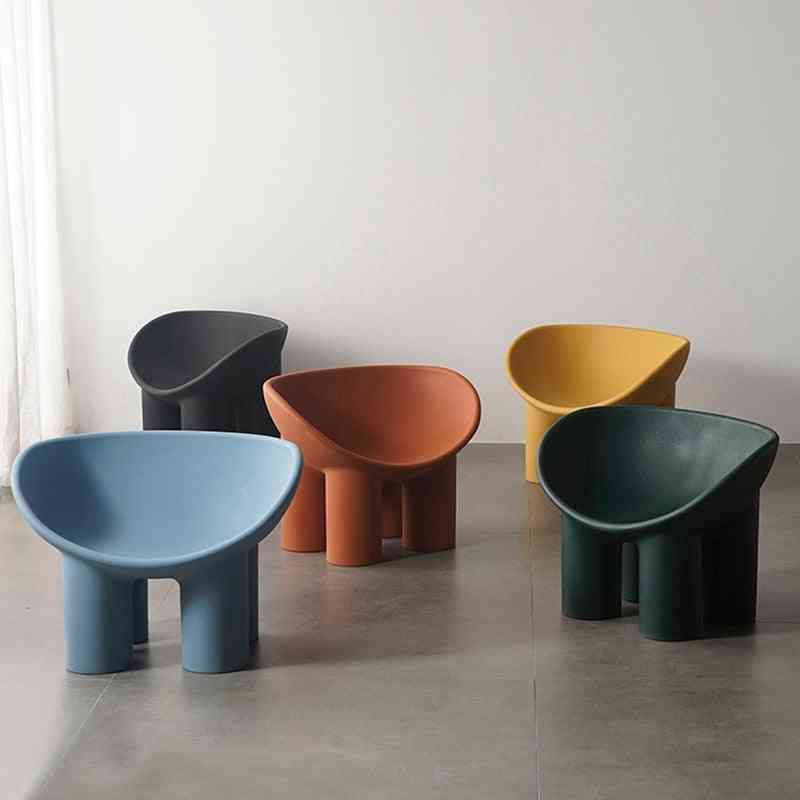 Chaises de meubles créatifs en plastique à pattes d'éléphant