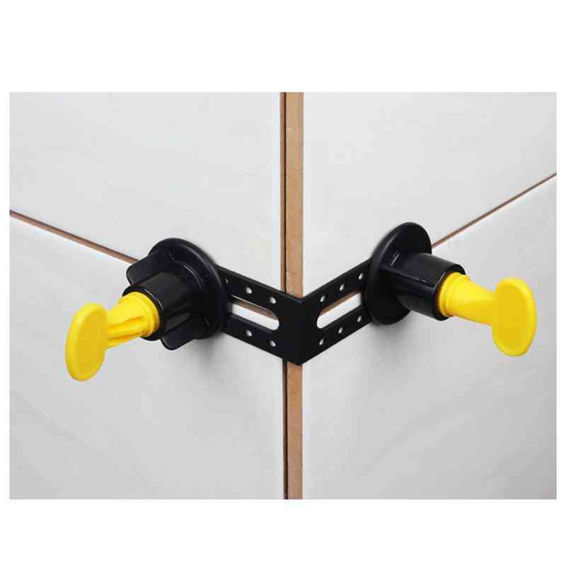 Male Angle Leveling, Tile Leveler System For Wall Tiles, Floor Right Gap Adjustment, Construction Tool