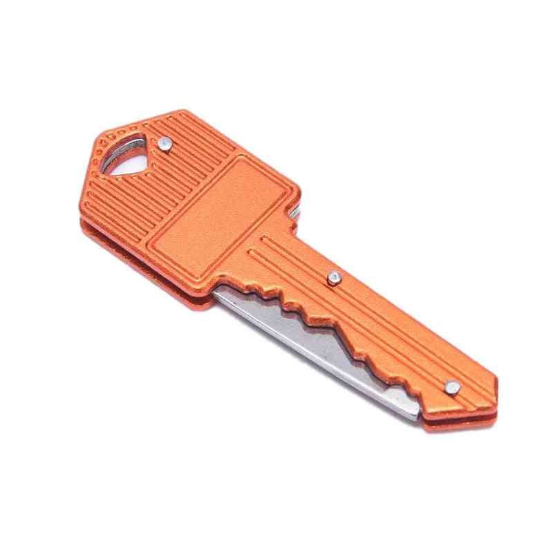 Mini couteau clé / porte-clés pliable
