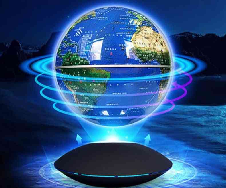 Smart globe 3d magnetisk levitation luminescens