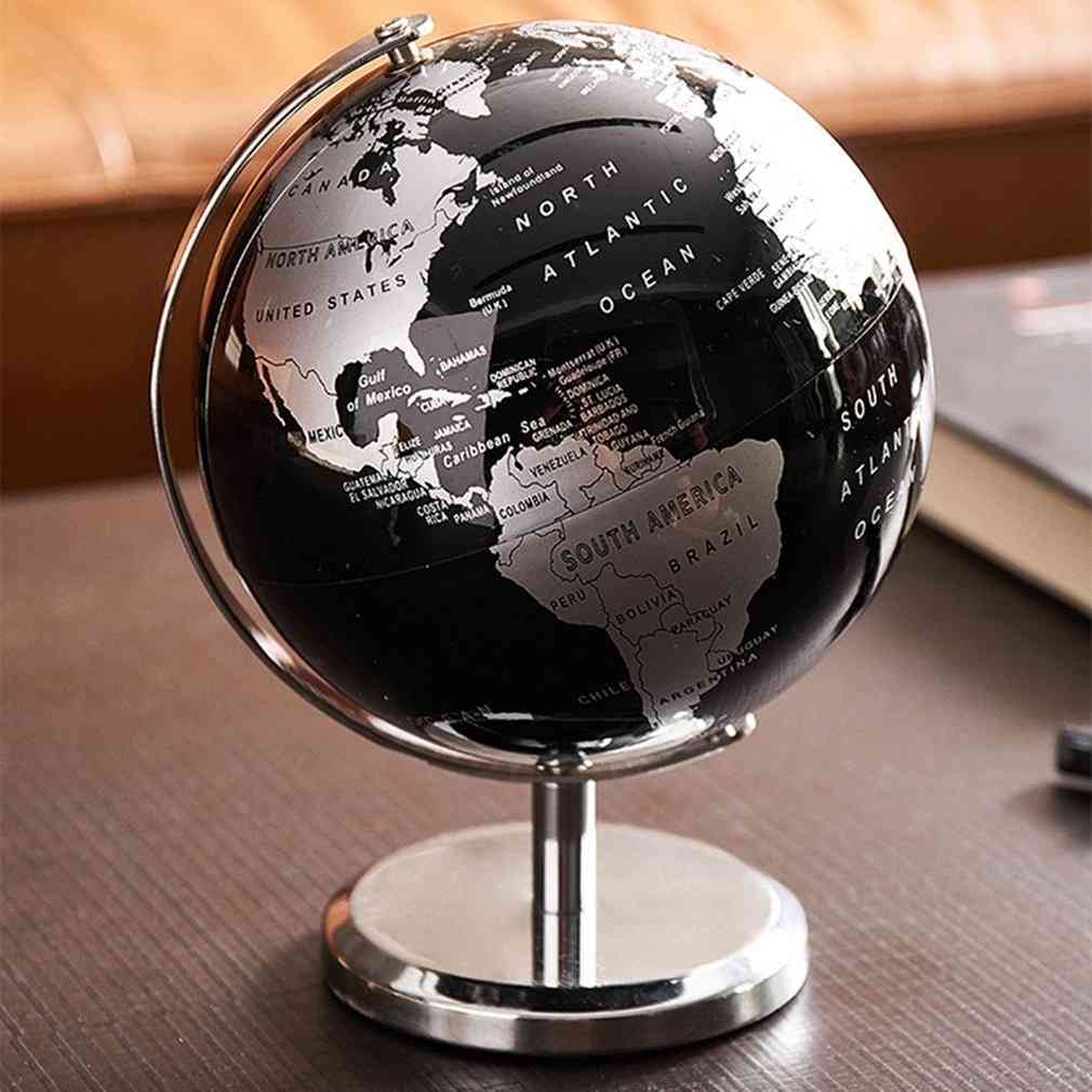Globe Educational Geographic Modern Desk Decoration With Metal Base