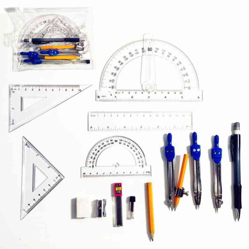 Metal Compasses- Study Geometry Set