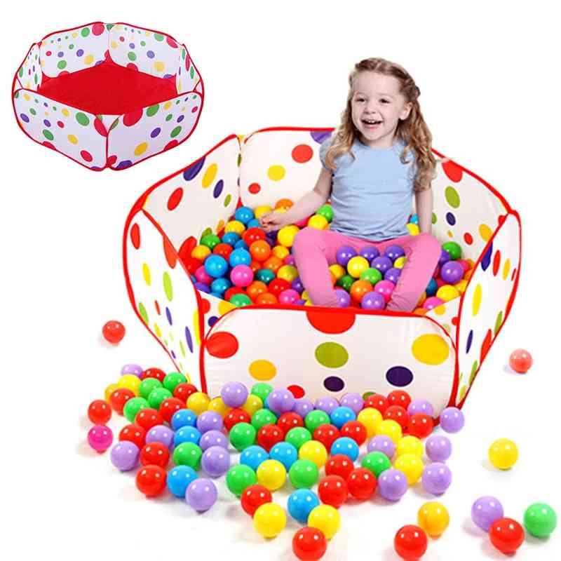 Dry Pool For Infant Ball Pits Round Foldable Ball Pool Ocean Ball Playpen Toy Washable Folding Baby Fence Room Decor