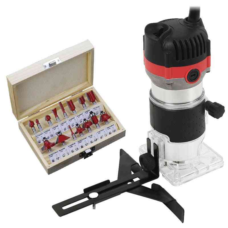 Electric Trimmer Carpentry Engraving Slotting Woodworking Milling Machine