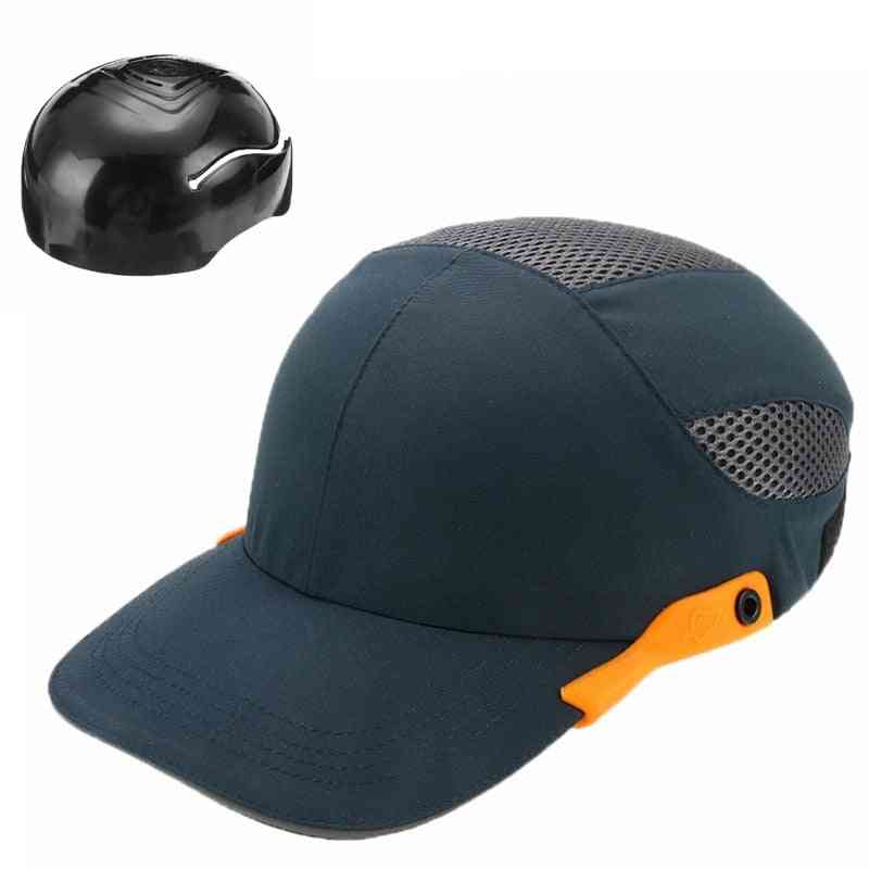 Safety Bump Cap With Reflective Head Workplace Construction Site Hat