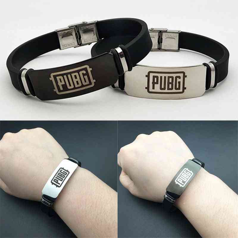 Pubg Bracelet Cosplay Adjustable Silicone Bracelets Of Man