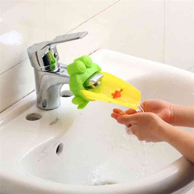 Children Bathroom Frog Crab Shape Baby Wash-hand Faucet Extension