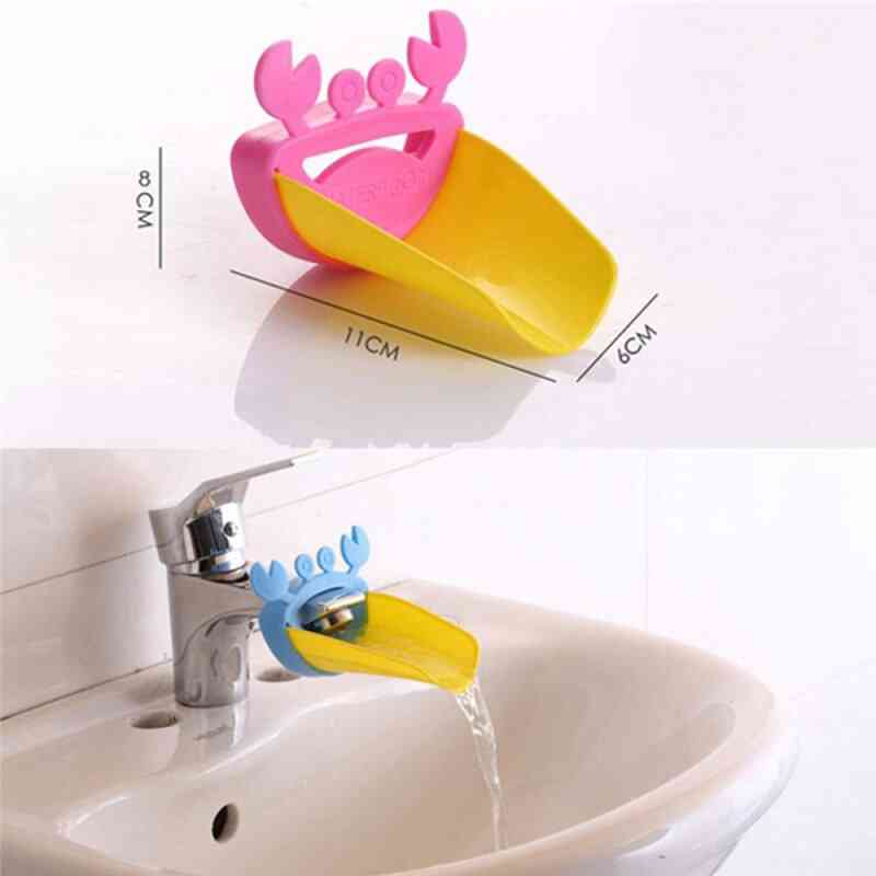Prolunga del rubinetto del lavaggio a mano del bambino a forma di granchio della rana del bagno dei bambini