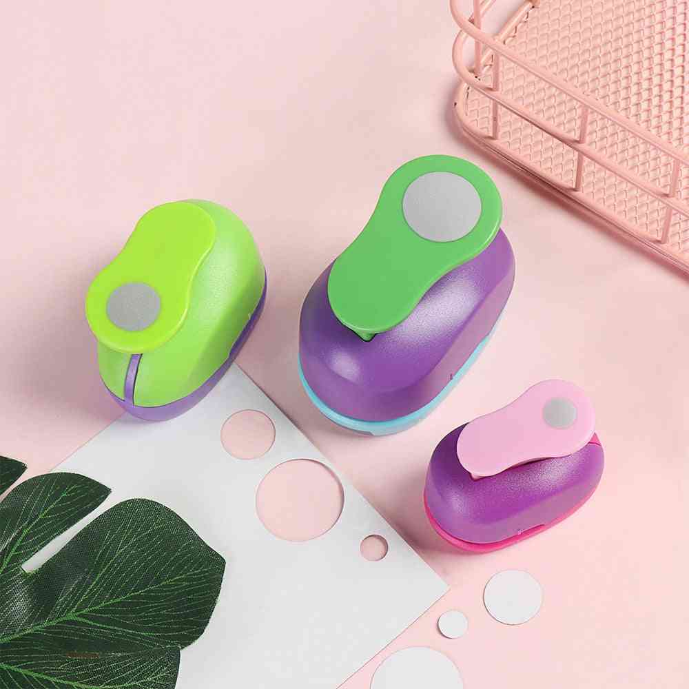 Embossing Paper Shaper, Cutter Cards, Round Hole Punch For Scrapbooking