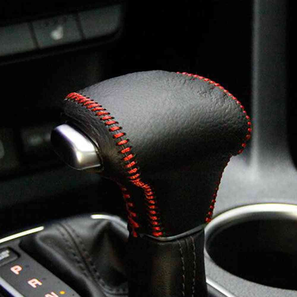 Cow Leather- Car Gear, Head Shift, Knob Collars, Cover Case