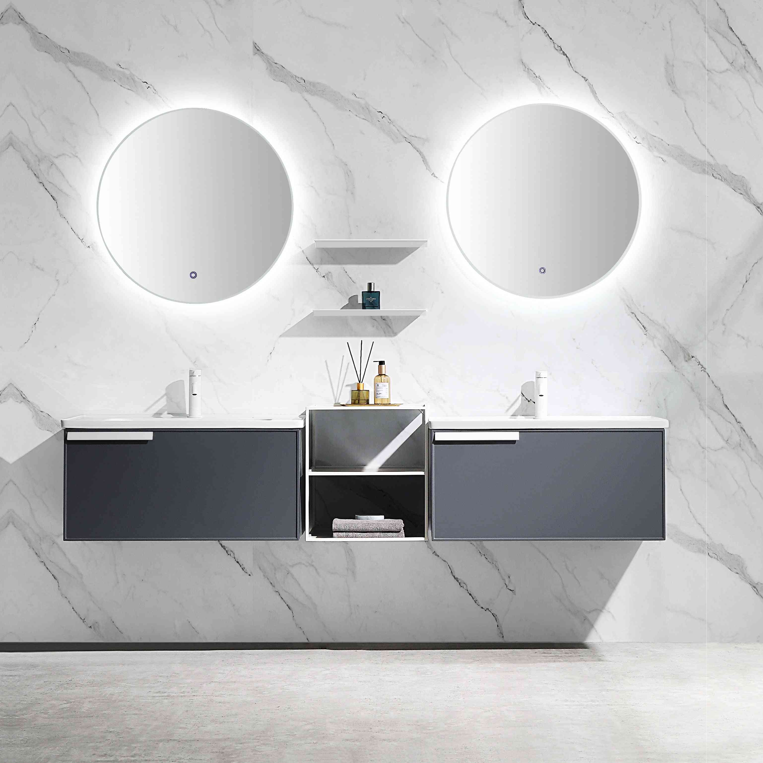 Light Luxury Rock Board Bathroom Cabinet Combination Modern Simple Toilet Washroom Accessories