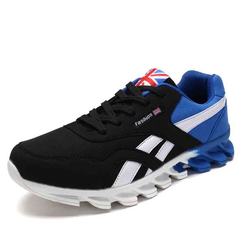 Men Leather Non-slip Sneakers Shoes