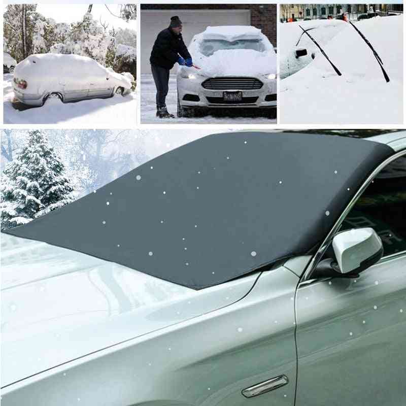 Magnetic Front Windscreen- Snow Ice, Shield Cover, Car Sun Protector
