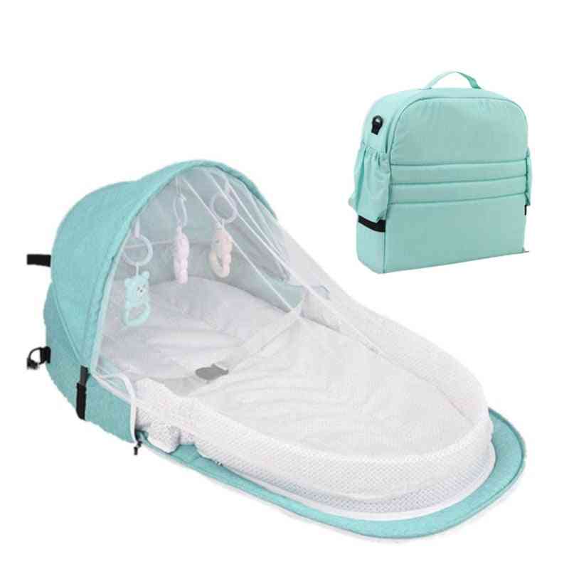 Baby Bed For Newborn Protection Mosquito Net With Portable Bassinet.