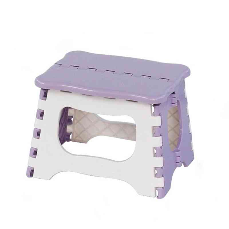 Folding- Lightweight Step Stool, Plastic Portable Small, Chair Bench