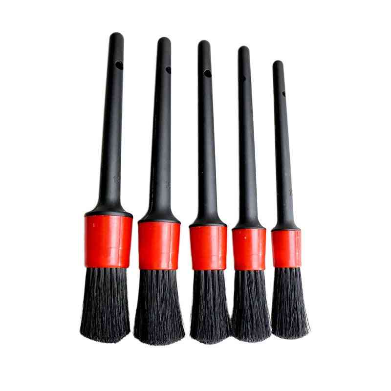5pcs- Car Wash Cleaning, Dashboard Air Outlet, Clean Brush Tools