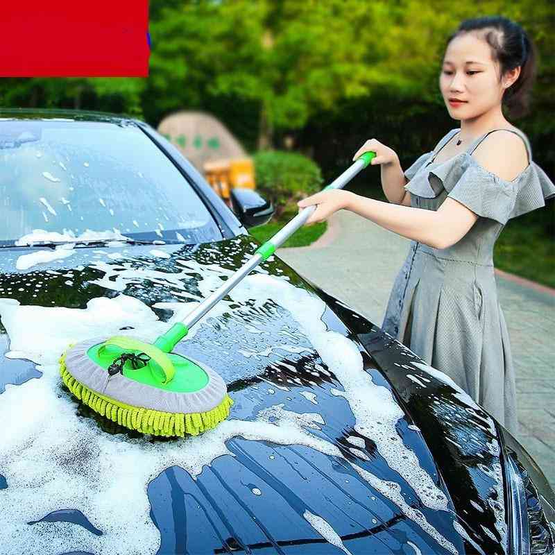 3-section Telescopic- Car Washing Mop, Cleaning Brushes Tool