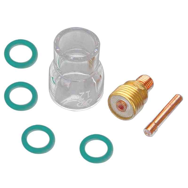 Pyrex Glass Cup Kit Stubby Collet Body Gas Lens