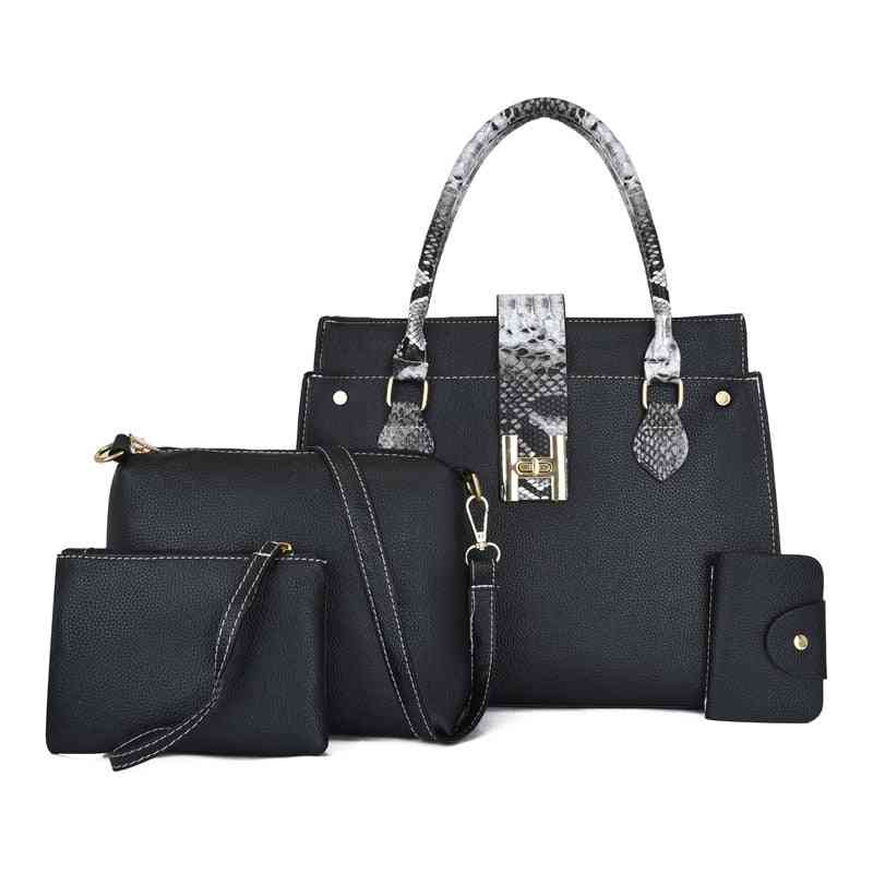 Pu Leather- Serpentine Messenger, Shoulder Wallet Bags