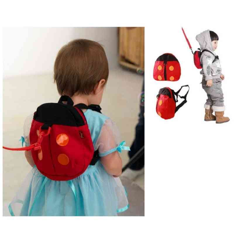 Children Backpack Boys School Bags, Ladybug, Newborn Walking Safety