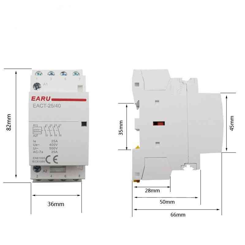 Din Rail- Household Ac Modular, Contactor Switch Controller