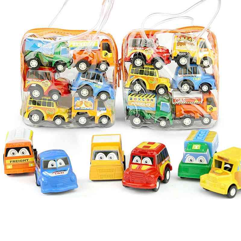 Baby Montessori, Pullback Car Mini Models Vehicle Education Toy For Children