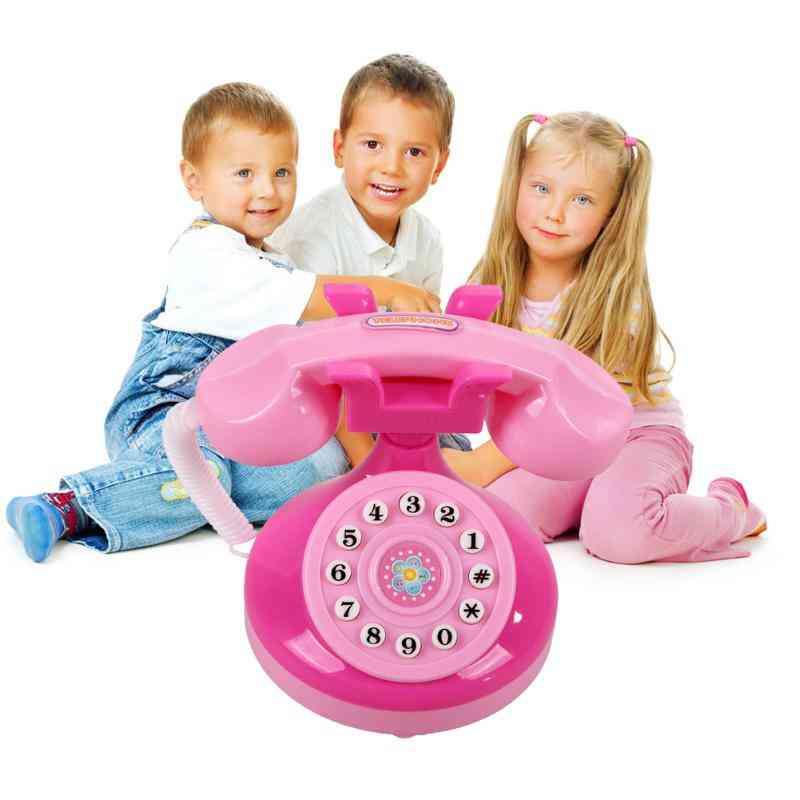 Simulerad telefonbelysningstelefon för att låtsas spela leksak.