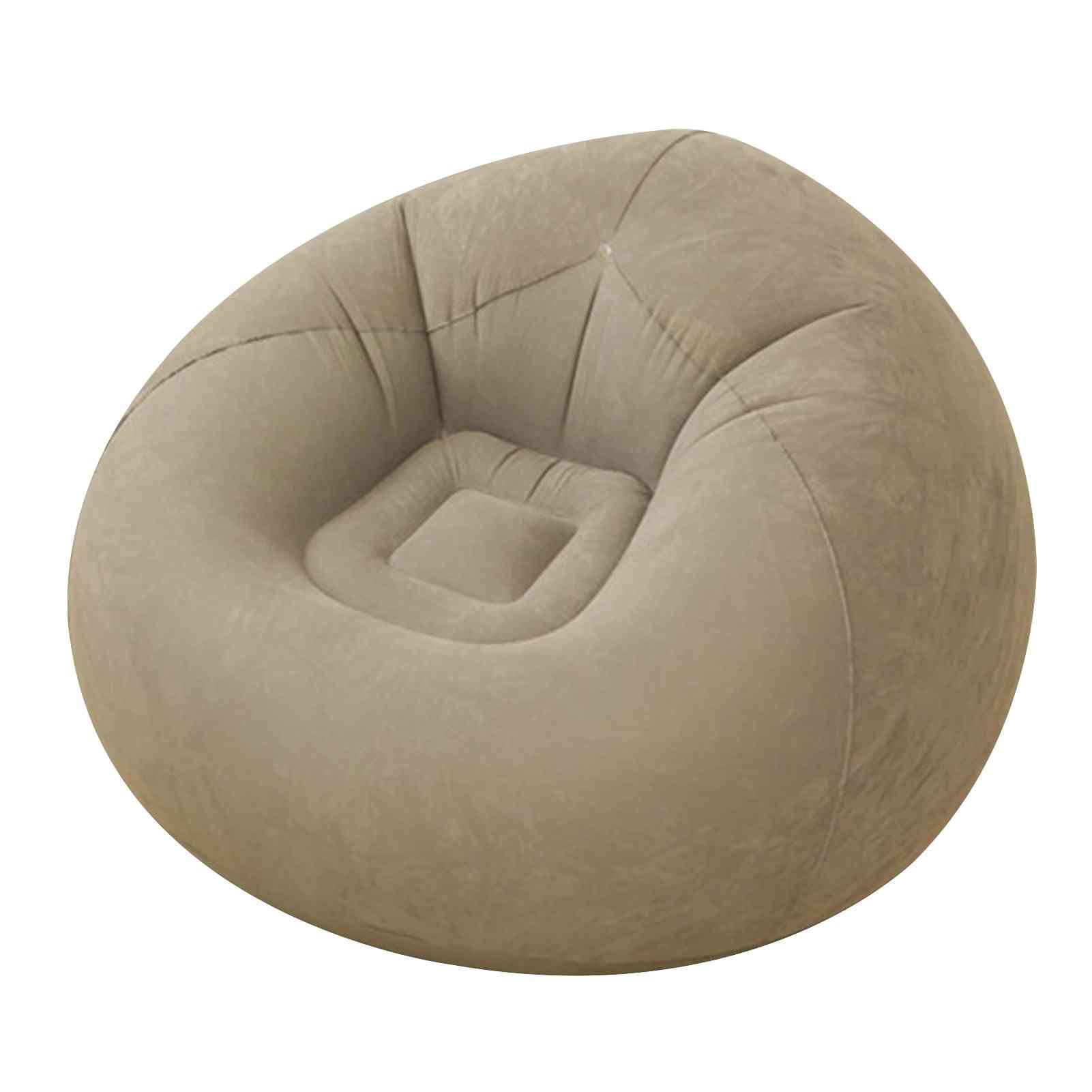 Recliner Washable Comfortable Bean Bag Chair, Inflatable Lazy Sofa