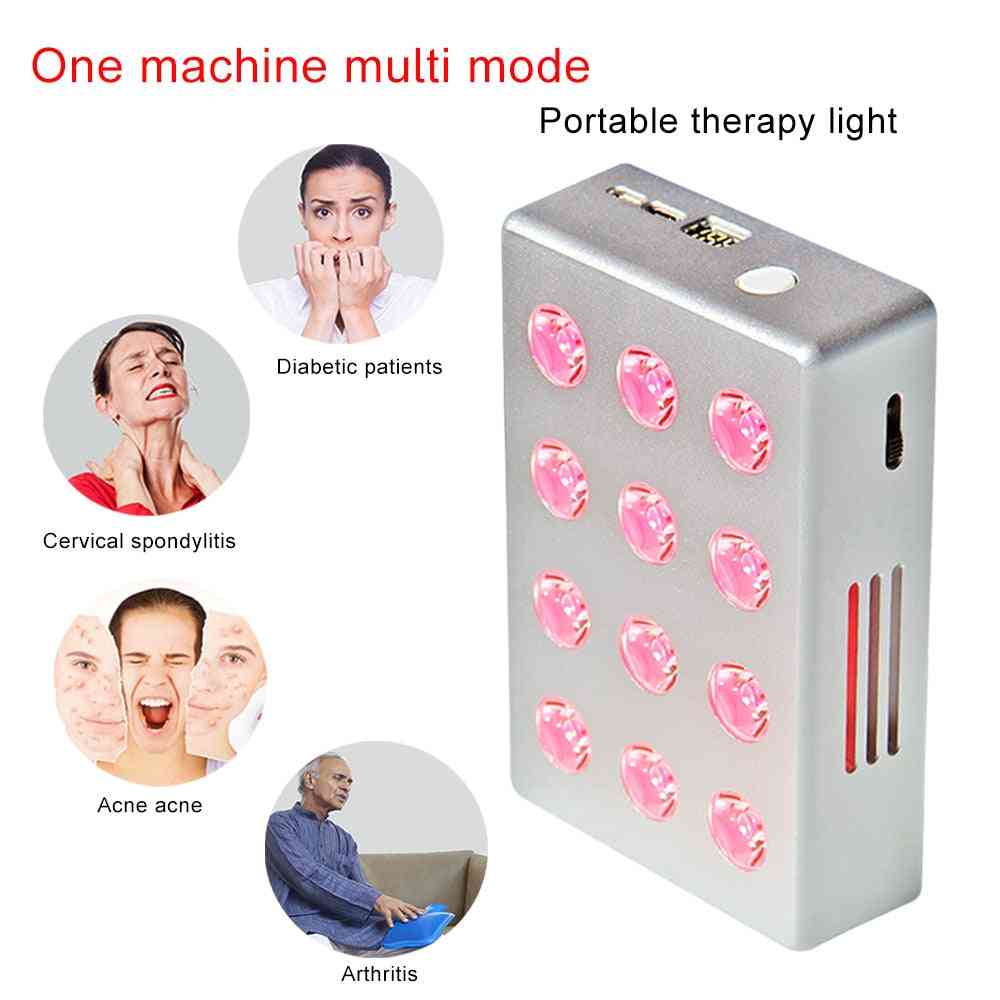 Pdt Machine- Infrared Red Light, Therapy Panel With Battery Led