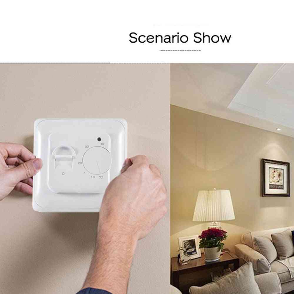 Electric Thermostat Warm Floor 220v 16a Heating Room Temperature Controller Instrument Cable Thermos Regulator
