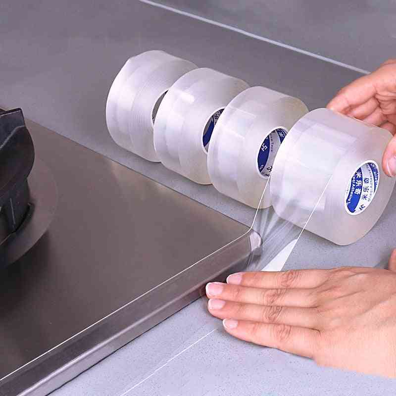 Kuchynský drez vodotesná nálepka protiplesňová páska kúpeľňová doska záchodová medzera samolepiaca švová samolepka