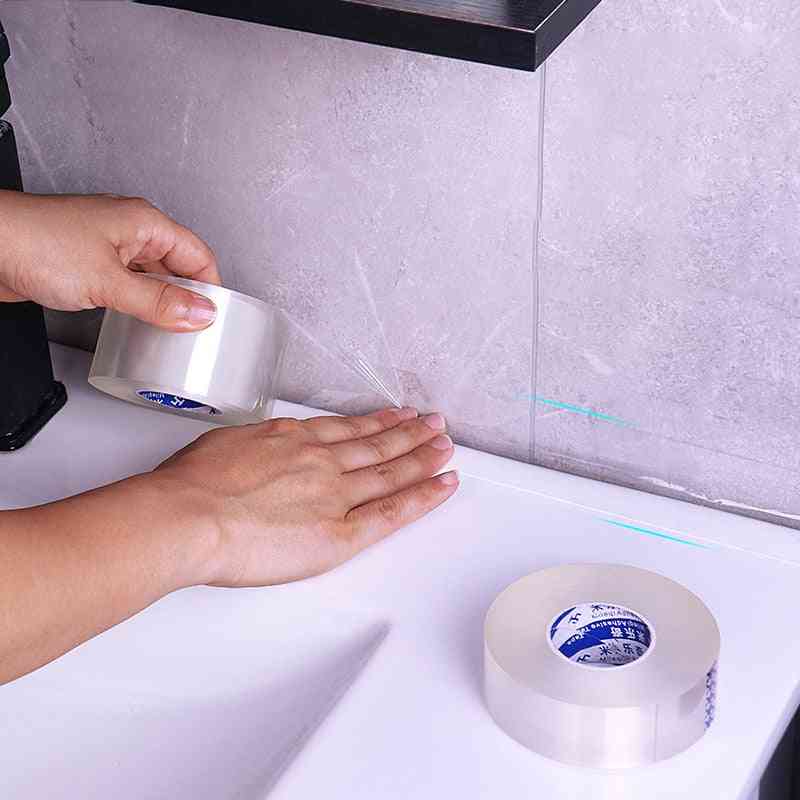 Évier de cuisine autocollant étanche ruban anti-moisissure comptoir de salle de bain espace de toilette autocollant de couture auto-adhésif
