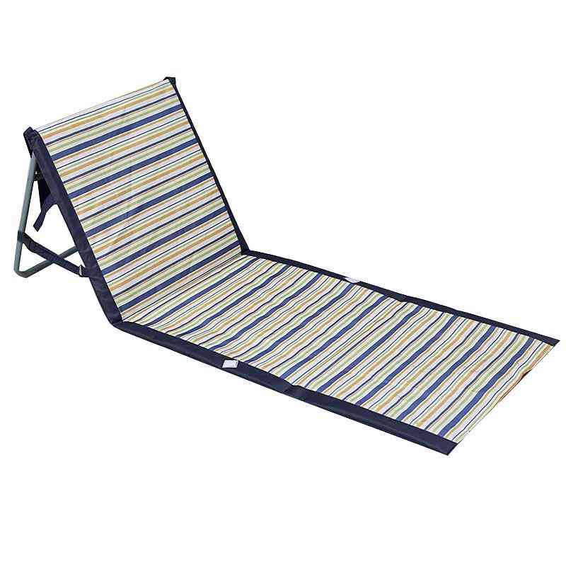 Outdoor Recliner Portable Backrest Leisure Beach Chair