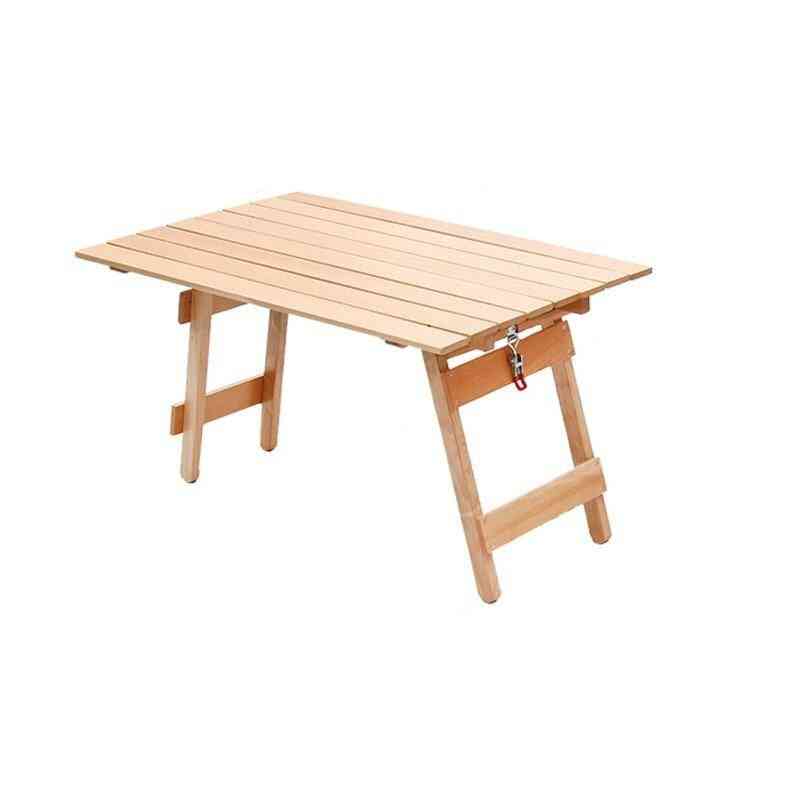 Garden Furniture Sets Solid Wood Folding Table And Stool Set