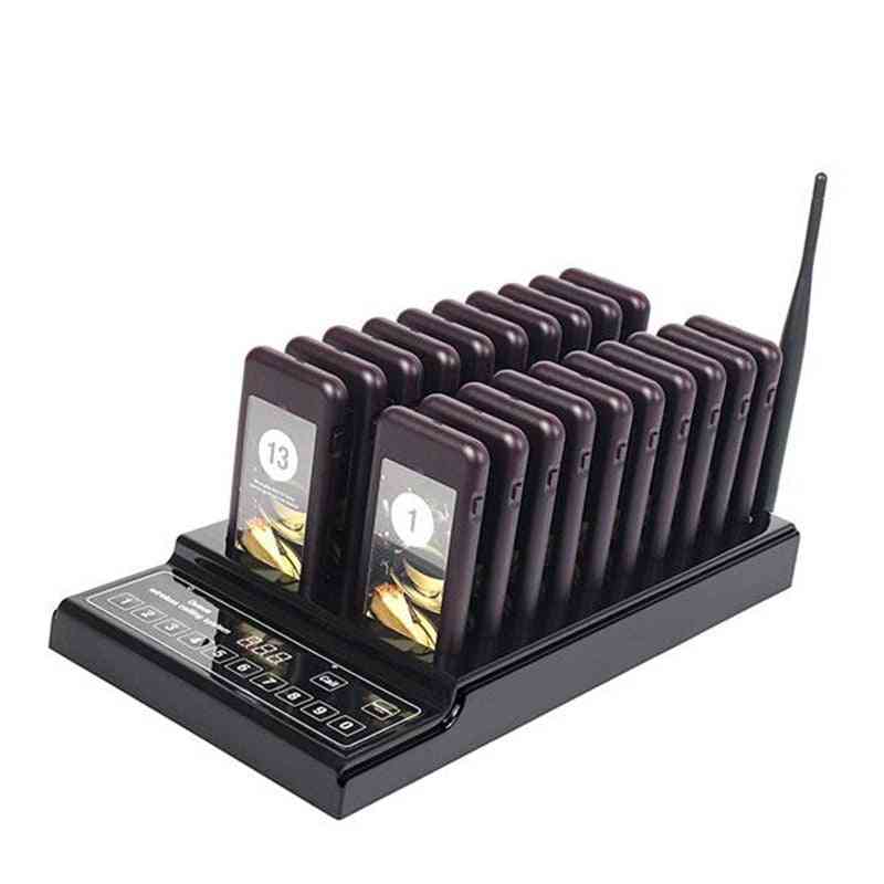 Wireless Paging Queue System For Restaurant Coffee Shop